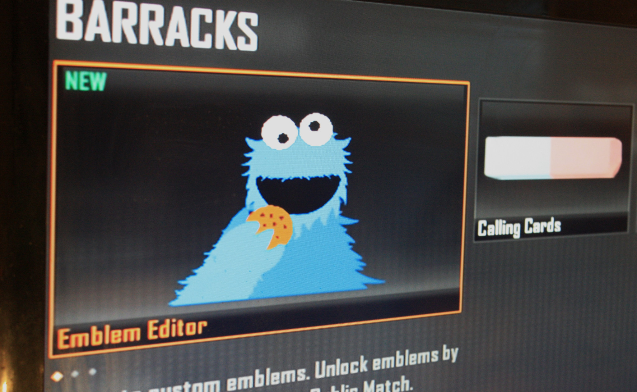 CoD Playercards: Cookie Monster & Fozzie Bear