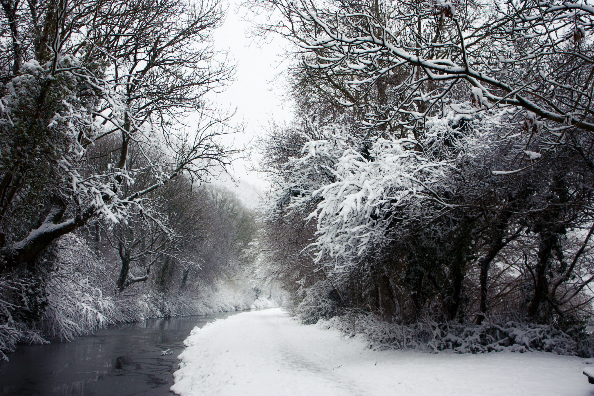 When winter came to Wales.