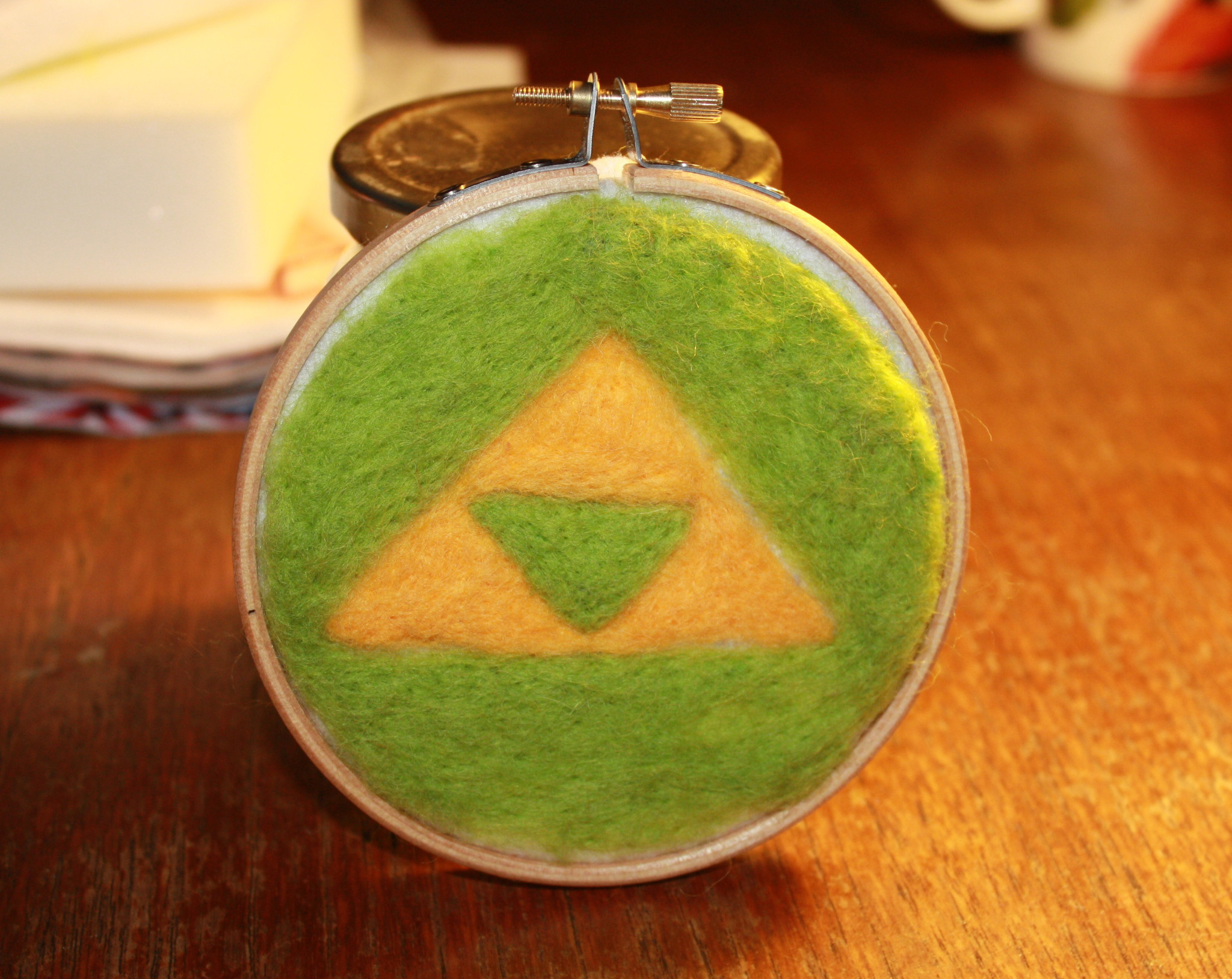 Needle Felting: Triforce