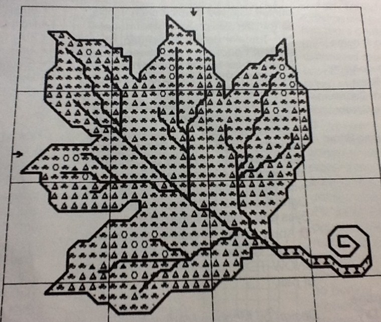 Crafts and Crafting: Fall Leaf Cross Stitch