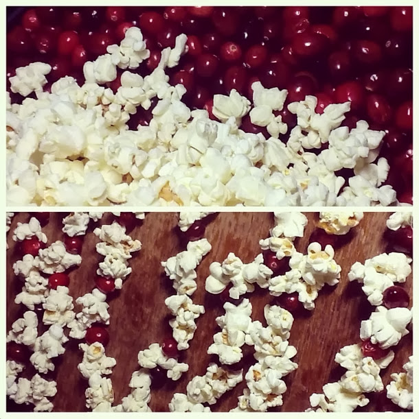 Homemade Holidays: Popcorn Garlands