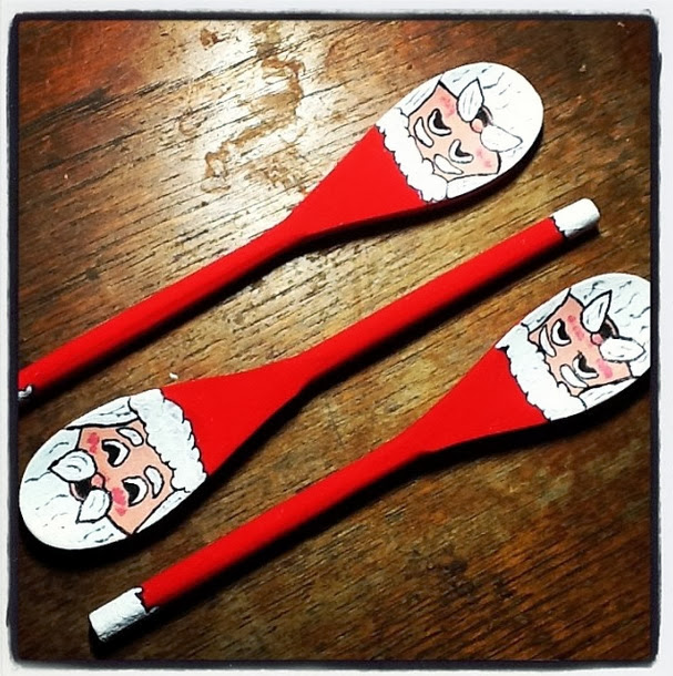 Homemade Holidays: Santa Spoons