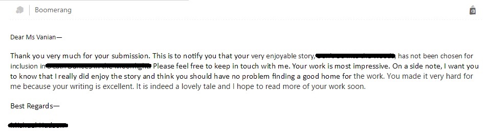 The Kindest Rejection