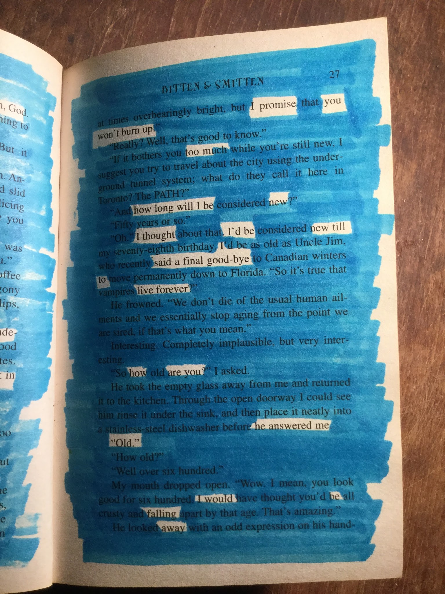 National Poetry Month 2018: Blackout Poetry #2