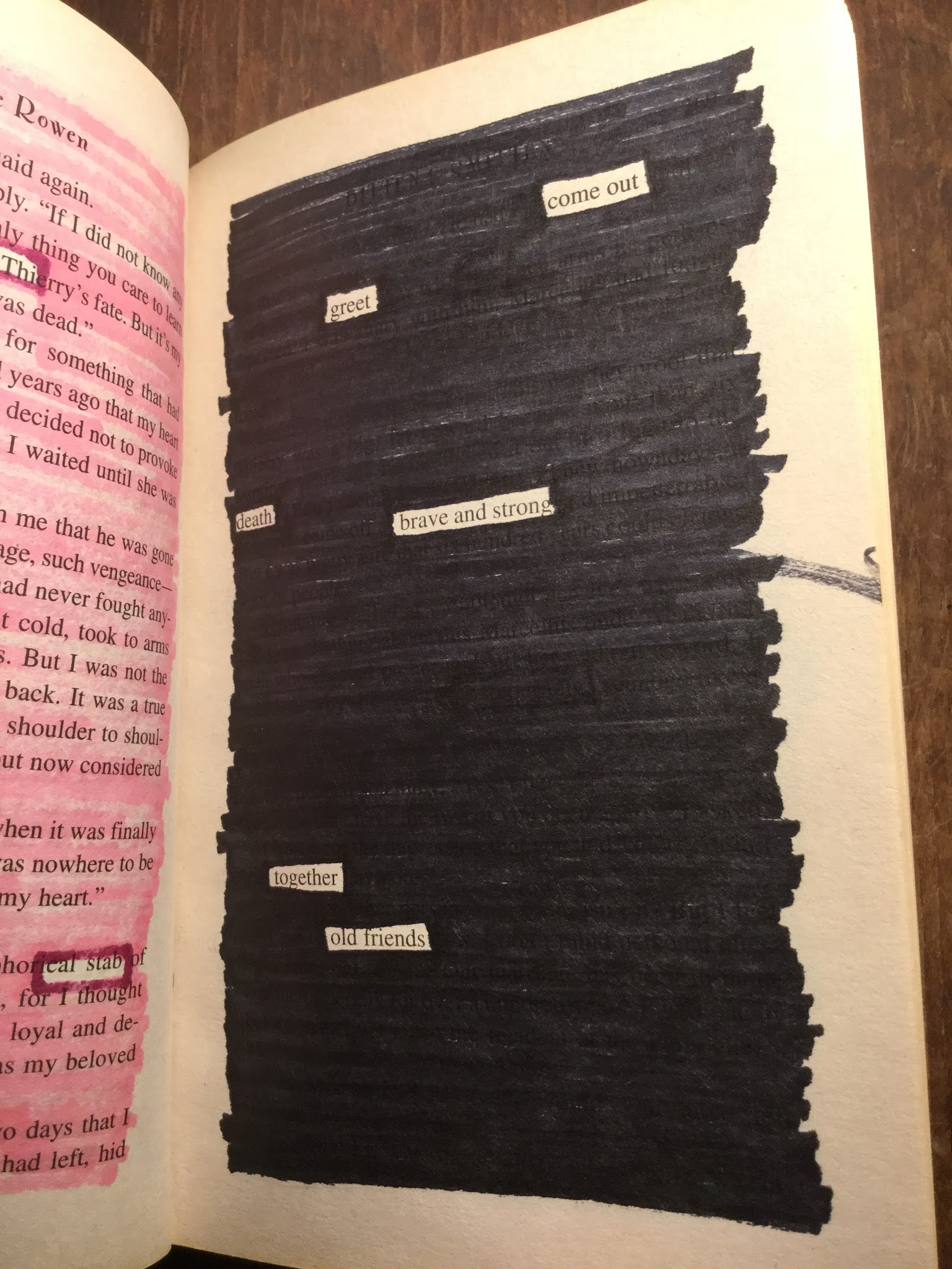 National Poetry Month 2018: Blackout Poetry #27