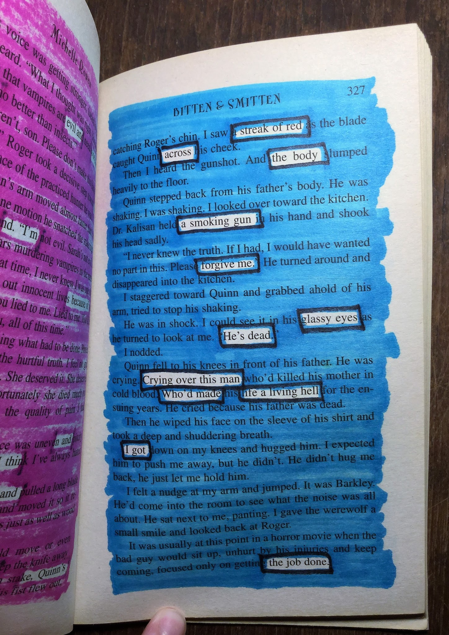 National Poetry Month 2018: Blackout Poetry #29