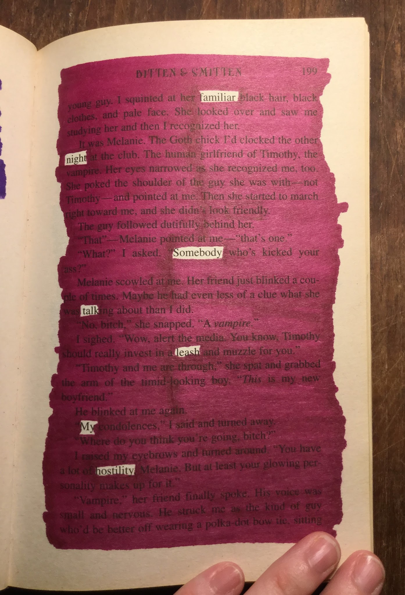 National Poetry Month 2018: Blackout Poetry #24