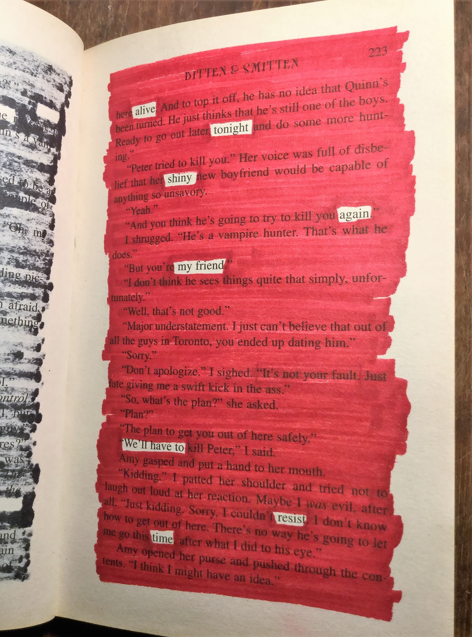 National Poetry Month 2018: Blackout Poetry #30