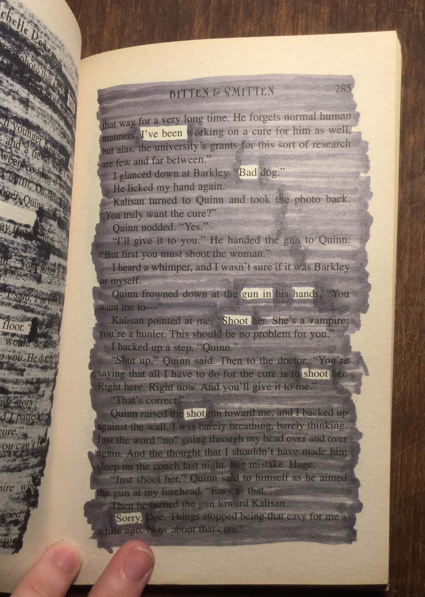National Poetry Month 2018: Blackout Poetry #25