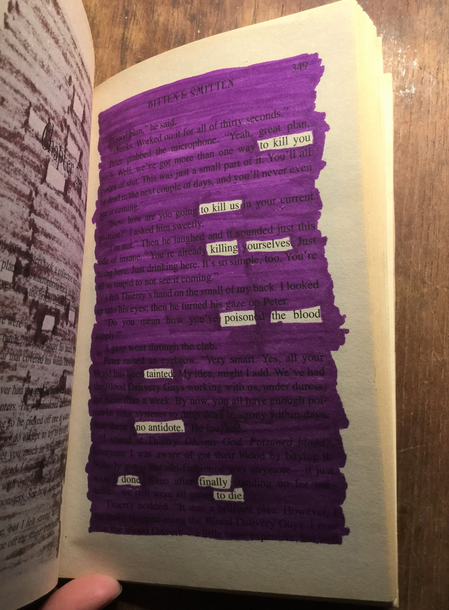 National Poetry Month 2018: Blackout Poetry #18